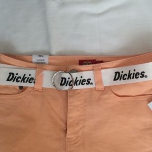 NEW! DICKIES brand logo fabric belt Sz S - M